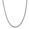thumbnail image 1 of Beautiful Sterling Silver 5mm Flat Oval Snake Chain, 1 of 2