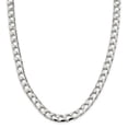 thumbnail image 1 of Beautiful Sterling Silver 8.6mm Polished Open Curb Chain, 1 of 2