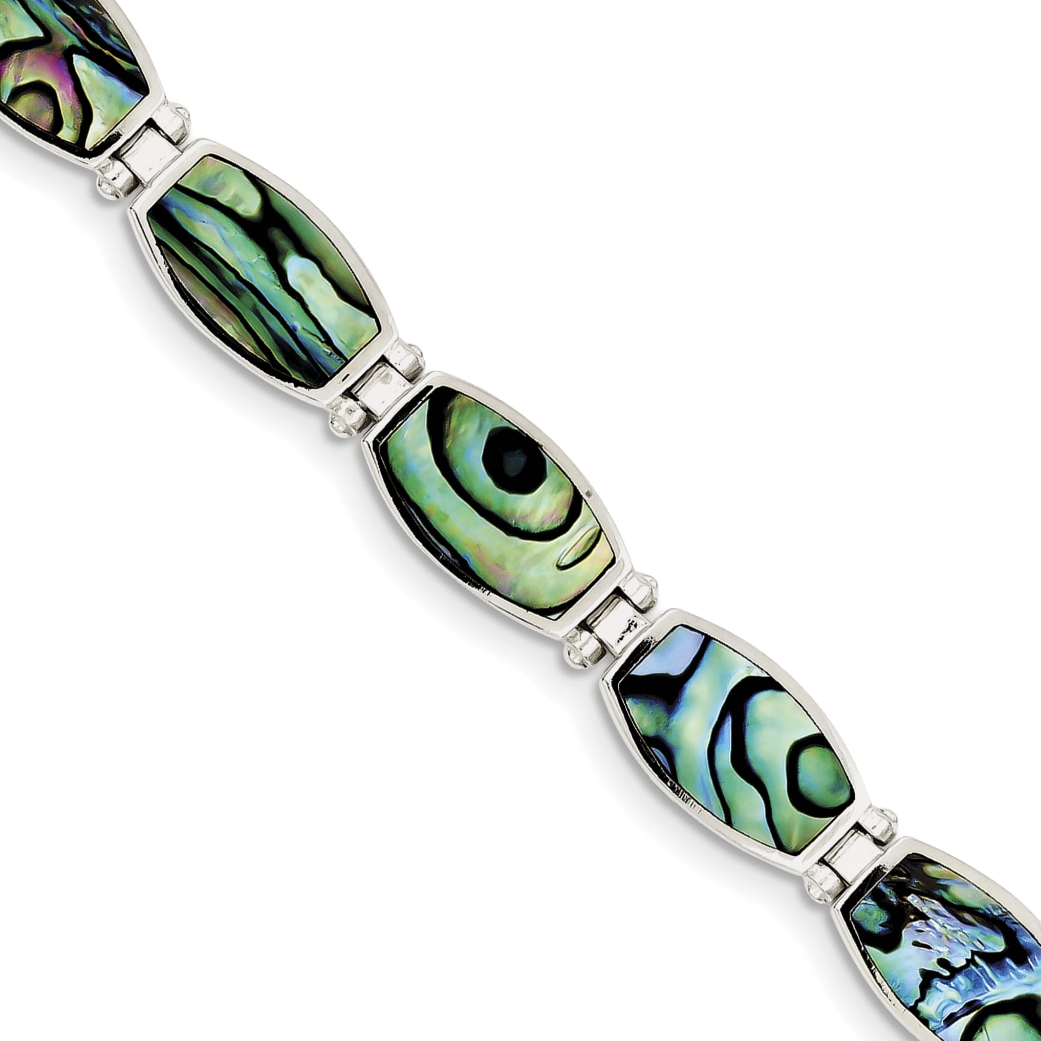 Abalone sterling hotsell silver bracelet