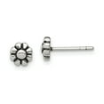 thumbnail image 1 of Beautiful Sterling Silver Antique Flower Stud Earrings, 1 of 2