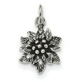thumbnail image 1 of Beautiful Sterling Silver Antiqued Flower Pendant, 1 of 1