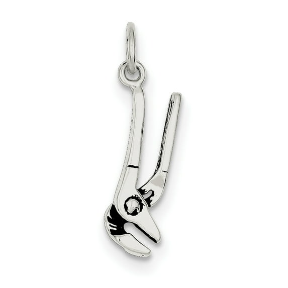 Beautiful Sterling Silver Antiqued Pliers Charm