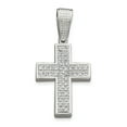 thumbnail image 1 of Beautiful Sterling Silver CZ Cross Pendant, 1 of 2