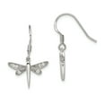 thumbnail image 1 of Beautiful Sterling Silver CZ Dragonfly Earrings, 1 of 2