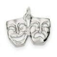 thumbnail image 1 of Beautiful Sterling Silver Comedy/Tragedy Charm, 1 of 2