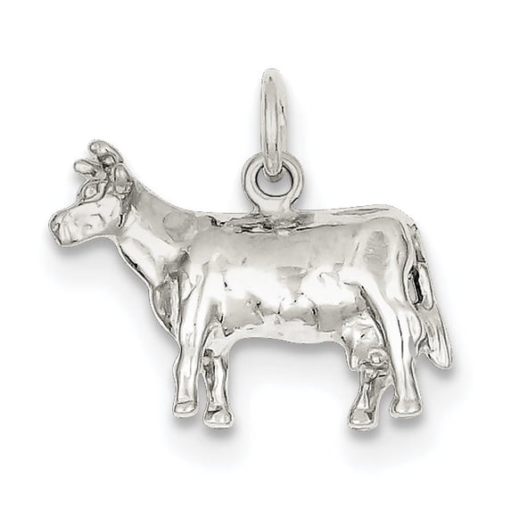 Beautiful Sterling Silver Cow Charm