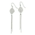 thumbnail image 1 of Beautiful Sterling Silver Dangle Shepherd Hook Earrings, 1 of 2