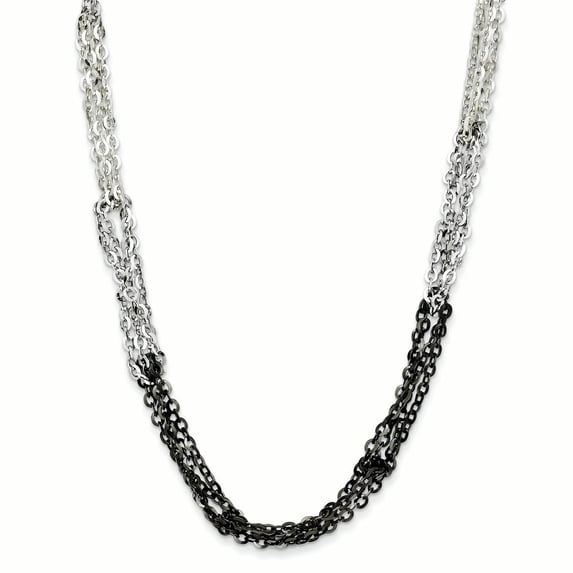 Beautiful Sterling Silver Fancy 16 in 2 in ext. Necklace