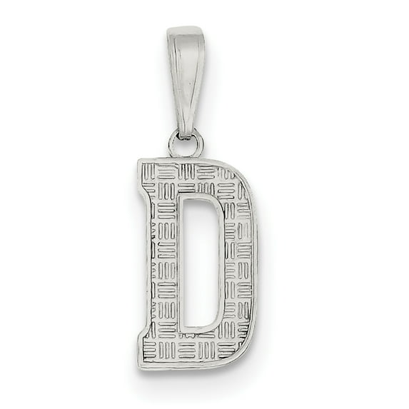 Beautiful Sterling Silver Initial D Charm