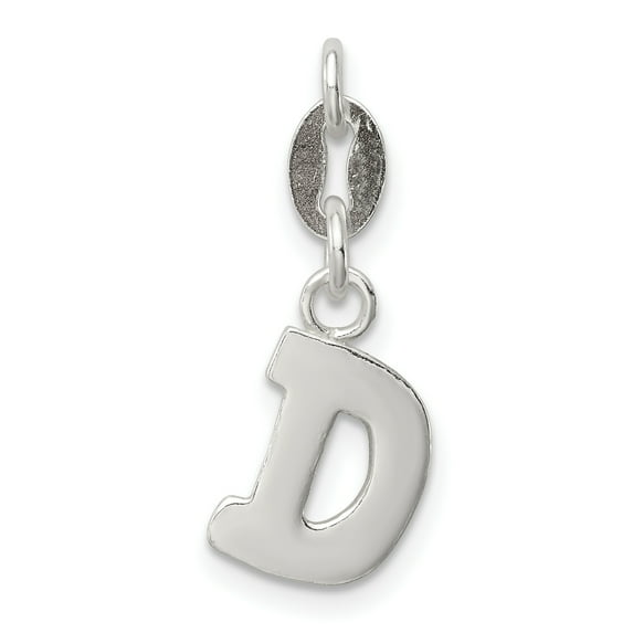 Beautiful Sterling Silver Initial D Pendant