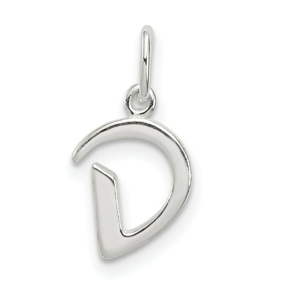 Beautiful Sterling Silver Initial D Pendant