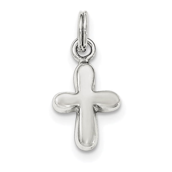 Beautiful Sterling Silver Polished Cross Charm