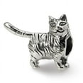 thumbnail image 1 of Beautiful Sterling Silver Reflections American Shorthair Cat Bead, 1 of 2