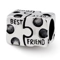 thumbnail image 1 of Beautiful Sterling Silver Reflections Best Friend Bead, 1 of 2