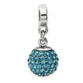 thumbnail image 1 of Beautiful Sterling Silver Reflections Dec Swarovski Crystal Ball Dangle Bead, 1 of 2