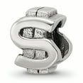 thumbnail image 1 of Beautiful Sterling Silver Reflections Dollar Sign Bead, 1 of 2