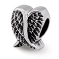 thumbnail image 1 of Beautiful Sterling Silver Reflections Heart Shaped Wings Bead, 1 of 2