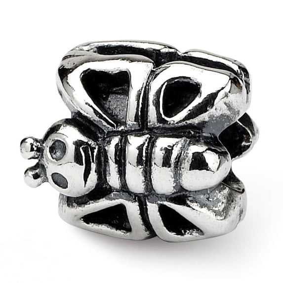 Beautiful Sterling Silver Reflections Kids Butterfly Bead