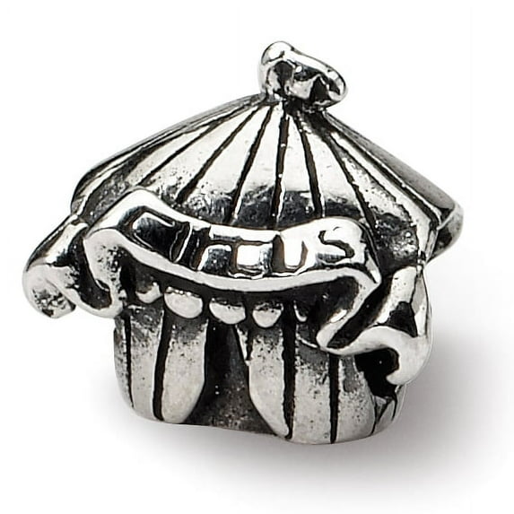 Beautiful Sterling Silver Reflections Kids Circus Tent Bead