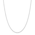 thumbnail image 1 of Beautiful Sterling Silver Rhodium-plated 1.25mm Cable Chain, 1 of 2