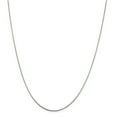 thumbnail image 1 of Beautiful Sterling Silver Rhodium-plated .8mm Round Snake Chain, 1 of 2