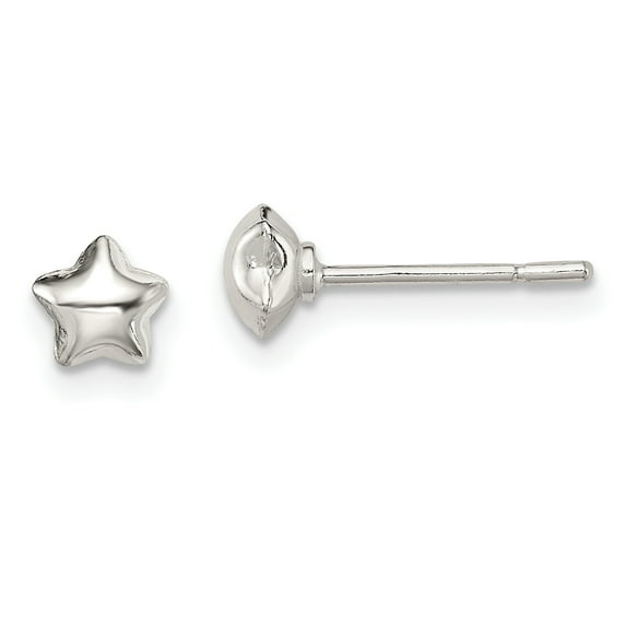 Beautiful Sterling Silver Star Post Earrings