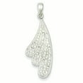 thumbnail image 1 of Beautiful Sterling Silver Stellux Crystal & White Pendant, 1 of 1