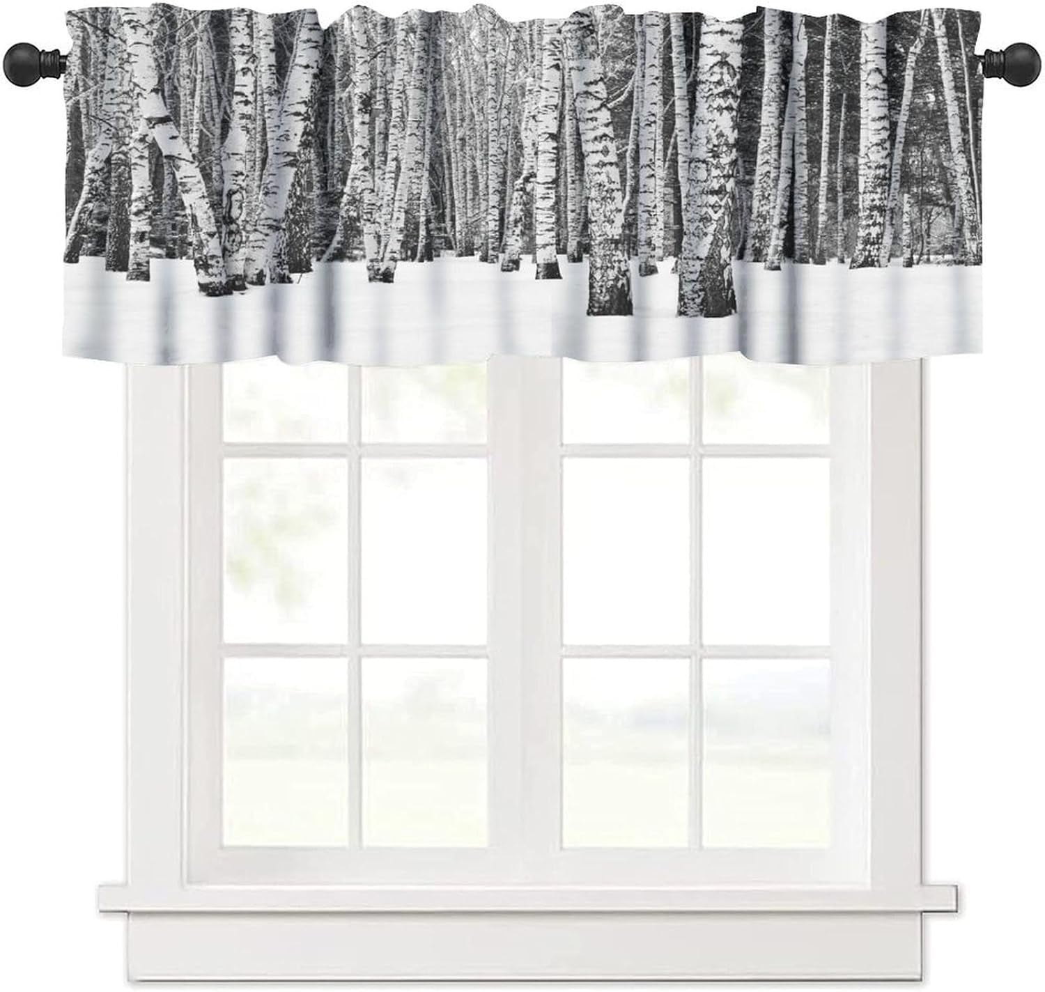 Beautiful Stream Tropical Forest Valance Curtain Beautiful Natural
