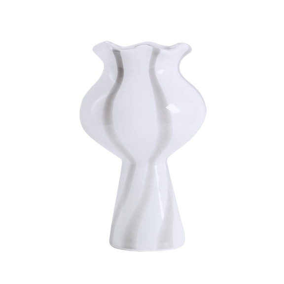 Beautiful 9" Striped Glass Portable Table Lamp by Drew Barrymore
