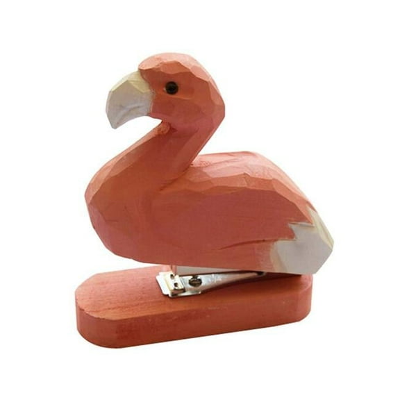 Beautiful Stylish Design Mini Portable Stapler - Flamingo