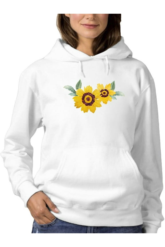 Beautiful Sunflowers Hoodie Women -GoatDeals Designs, Female 3X-Large