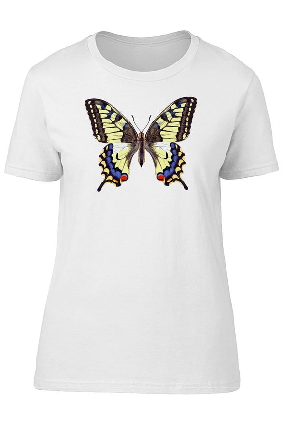 Beautiful Swallowtail Butterfly T-Shirt Women -Image by Shutterstock, Female x-Large