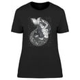 thumbnail image 1 of Beautiful Tattoed Mermaid T-Shirt Women -Image by Shutterstock, Female Medium, 1 of 2