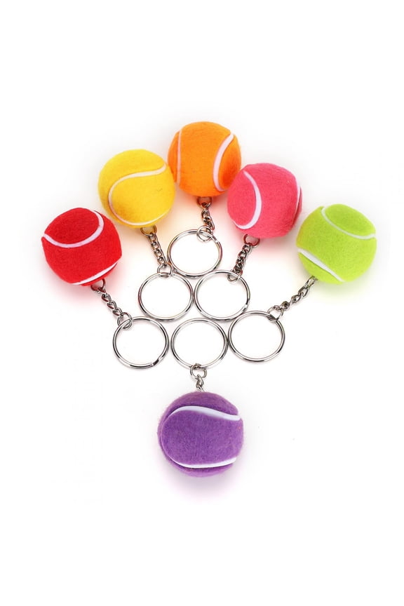 Beautiful Tennis Key Mini Keychain Party Favors School Hanging Decoration Fans