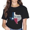 thumbnail image 1 of Beautiful Texas State Flag Star Silhouette T-Shirt, 1 of 4