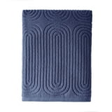 Drew Barrymore Textured Bath Towel - Navy 56x30 - Walmart.com