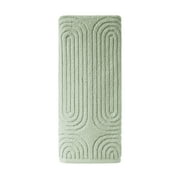 Beautiful by Drew Barrymore Textured Hand Towel, 100% Cotton, Sage Green