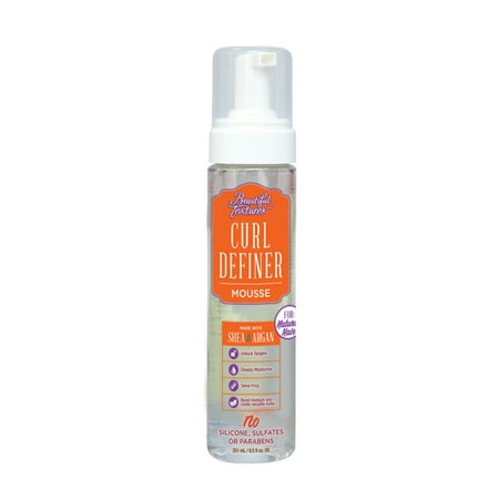 Beautiful Textures Definer Curl Enhancing Pump Hair Styling Mousse with Argan Oil, 8.5 fl oz