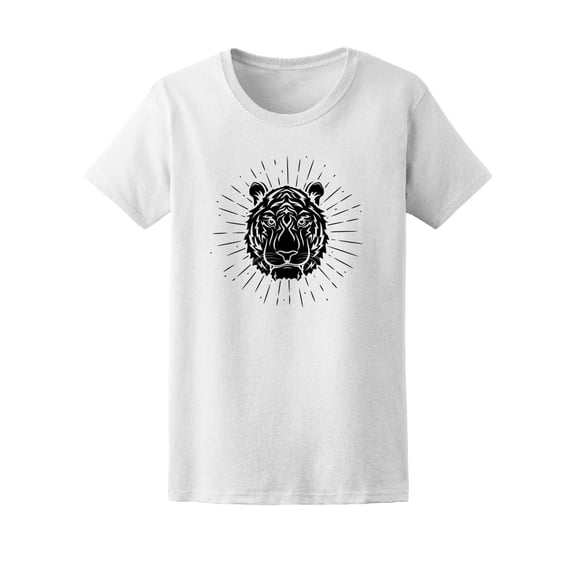 Beautiful Tiger Black Sketch Tee Men's -Image by Shutterstock