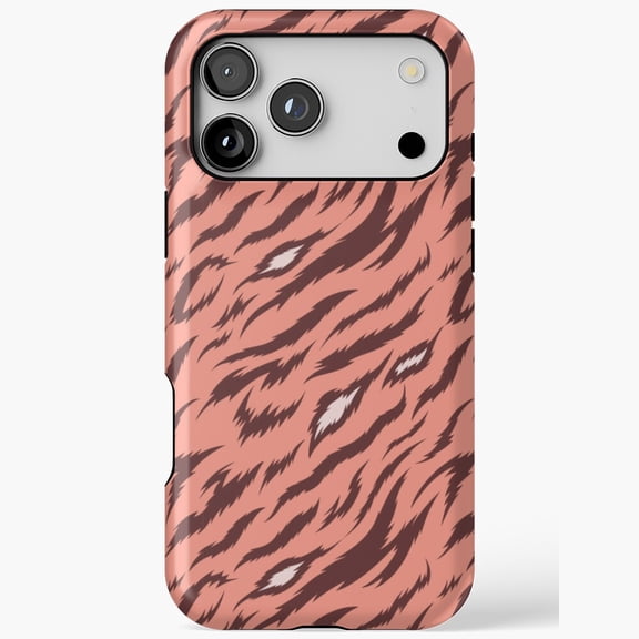 Beautiful Tiger Skin Animal Print iPhone Case 17 11 12 13 14 15 16 Pro Max up to size 5XL