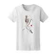 thumbnail image 1 of Beautiful Trendy Watercolor Lady Tee Women's - Women T-Shirt, Xtra Large, 1 of 2