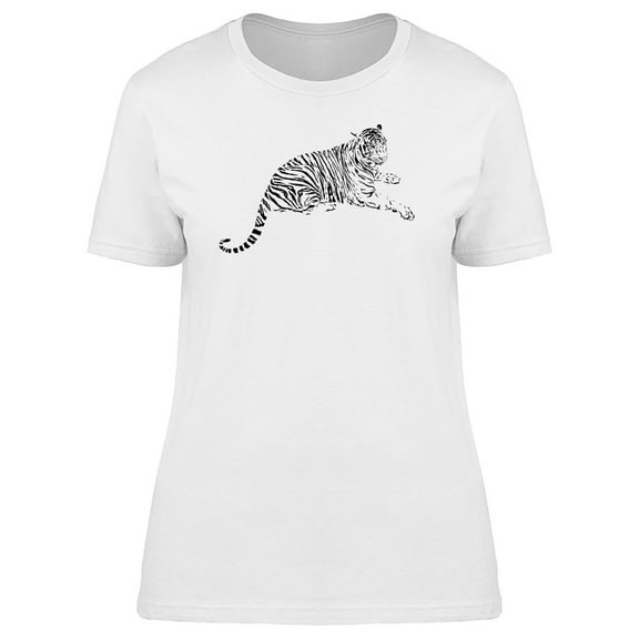 Beautiful Tribal Bengal Tiger T-Shirt Men -Image by Shutterstock, Male XX-Large