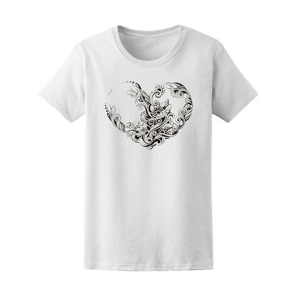 Beautiful Tribal Heart Tee Women's - Women T-Shirt, Xtra Large