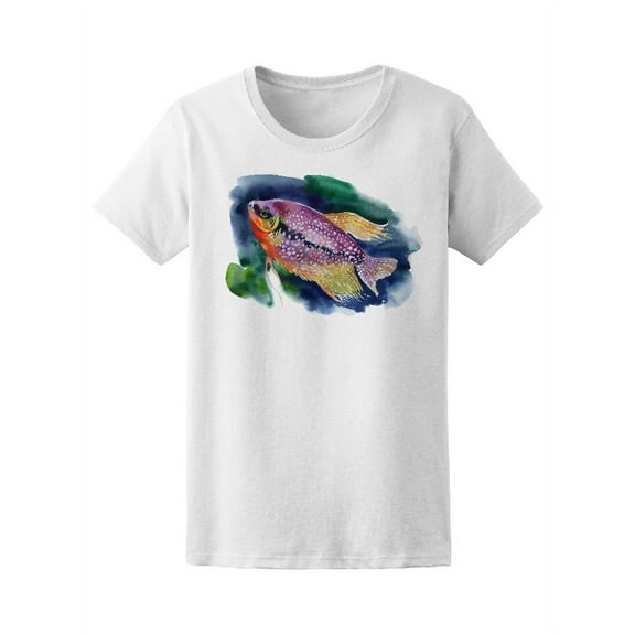 Beautiful Tropical Fish T-Shirt Women -Image by Shutterstock, Female Large