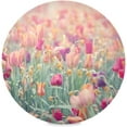 thumbnail image 1 of Beautiful Tulips Round Placemats Washable Placemats Non-Slip Heat-Resistant Table Place Mats for Dining Kitchen Holiday Party Table 15.4"-1PCS Home Decor, 1 of 7