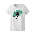 thumbnail image 1 of Beautiful Turquoise Orchid T-Shirt Women -Image by Shutterstock, Female Medium, 1 of 2
