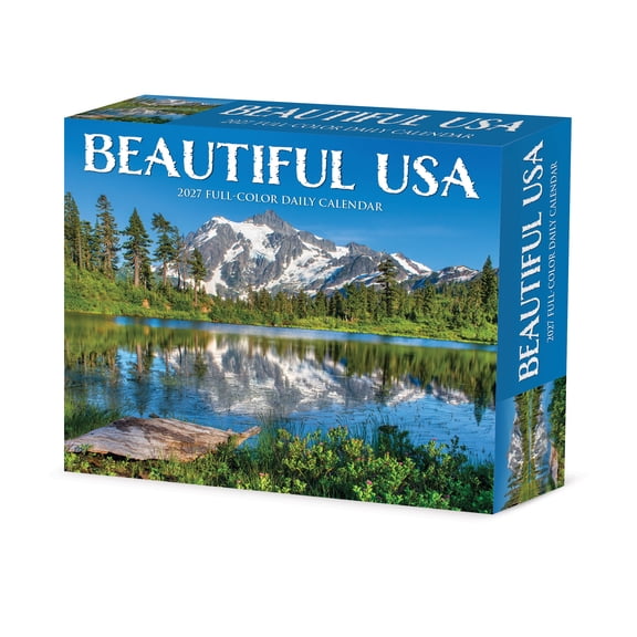 Willow Creek Press, Beautiful USA 2027 Box Calendar