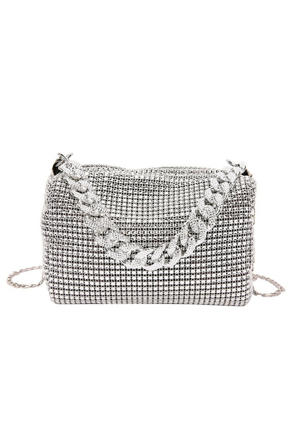 Beautiful Underarm Bag Glitter for Rhinestone Crossbody Bag Shoulder Bag Evening Bag Handbag for Masquerades Party