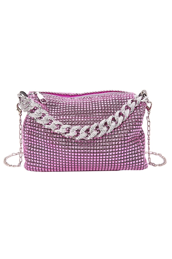 Beautiful Underarm Bag Glitter for Rhinestone Crossbody Bag Shoulder Bag Evening Bag Handbag for Masquerades Party