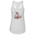 thumbnail image 1 of Beautiful Unicorn And Flowers Racerback Tank Women -Image by Shutterstock, Female x-Small, 1 of 4
